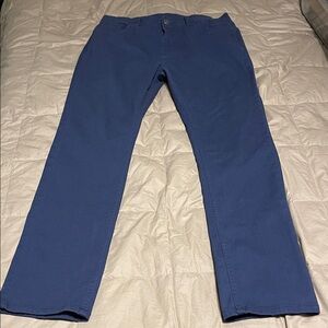 Jachs New York Blue Straight-Leg Pants